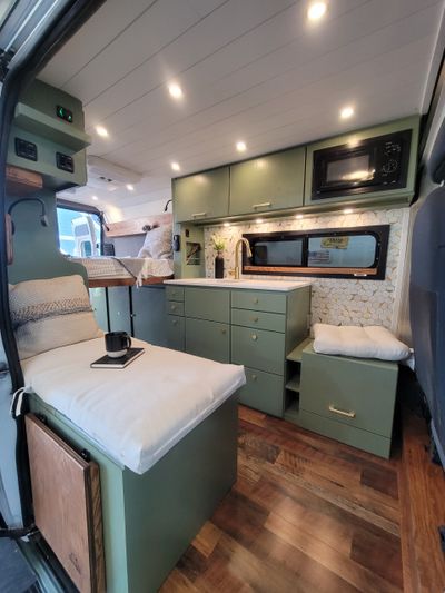 Photo of a Camper Van for sale: 2021 FULLY OFF-GRID PROMASTER 23k miles