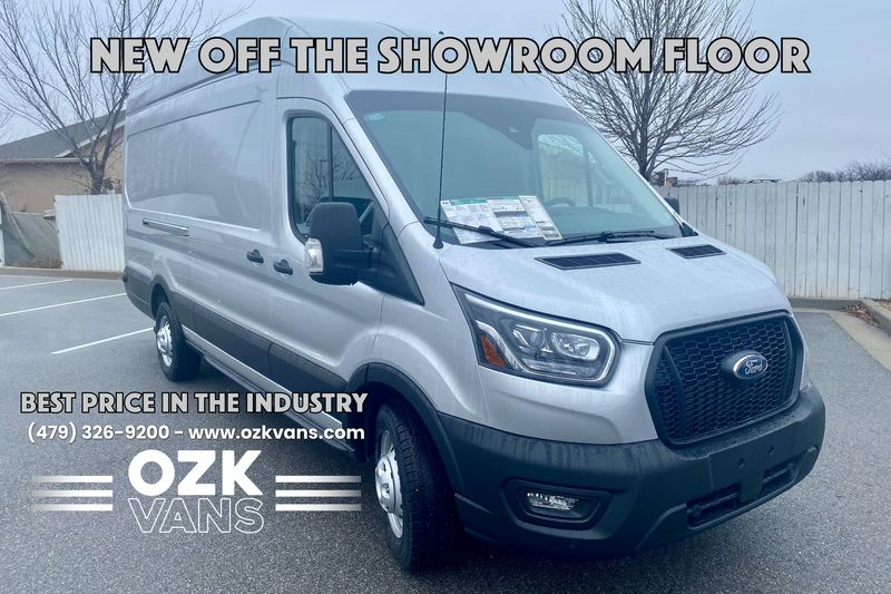 Picture 1/6 of a 2023 NEW Ingot Silver AWD Ford Transit 250 High-Roof EXT for sale in Fayetteville, Arkansas