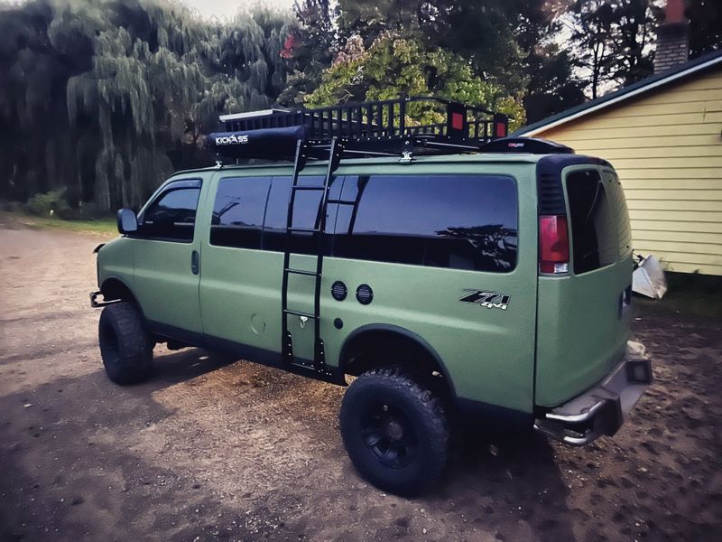 Picture 1/9 of a 2001 4x4 Chevy Express Diesel Campervan for sale in Eau Claire, Wisconsin