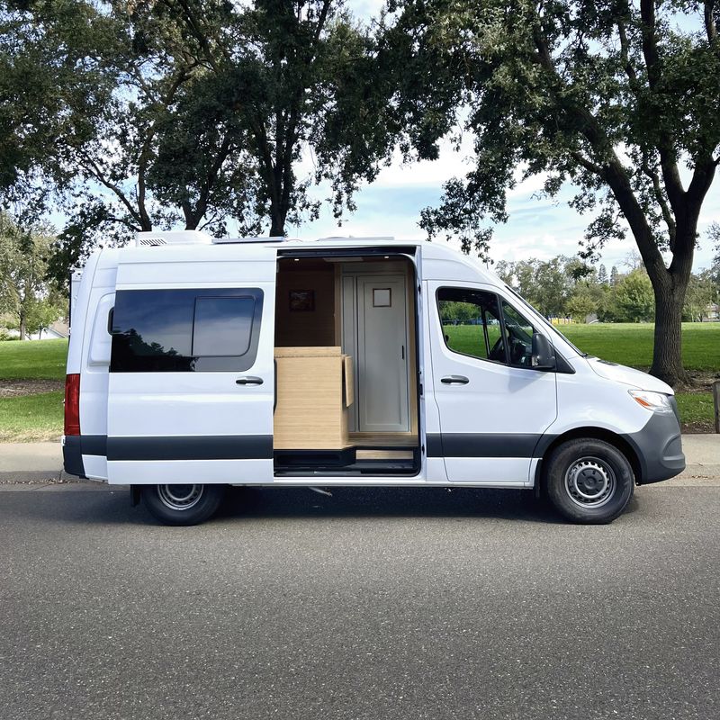 Picture 1/9 of a 2024 Mercedes Sprinter 144 Campervan with Shower & AC for sale in Rancho Cordova, California