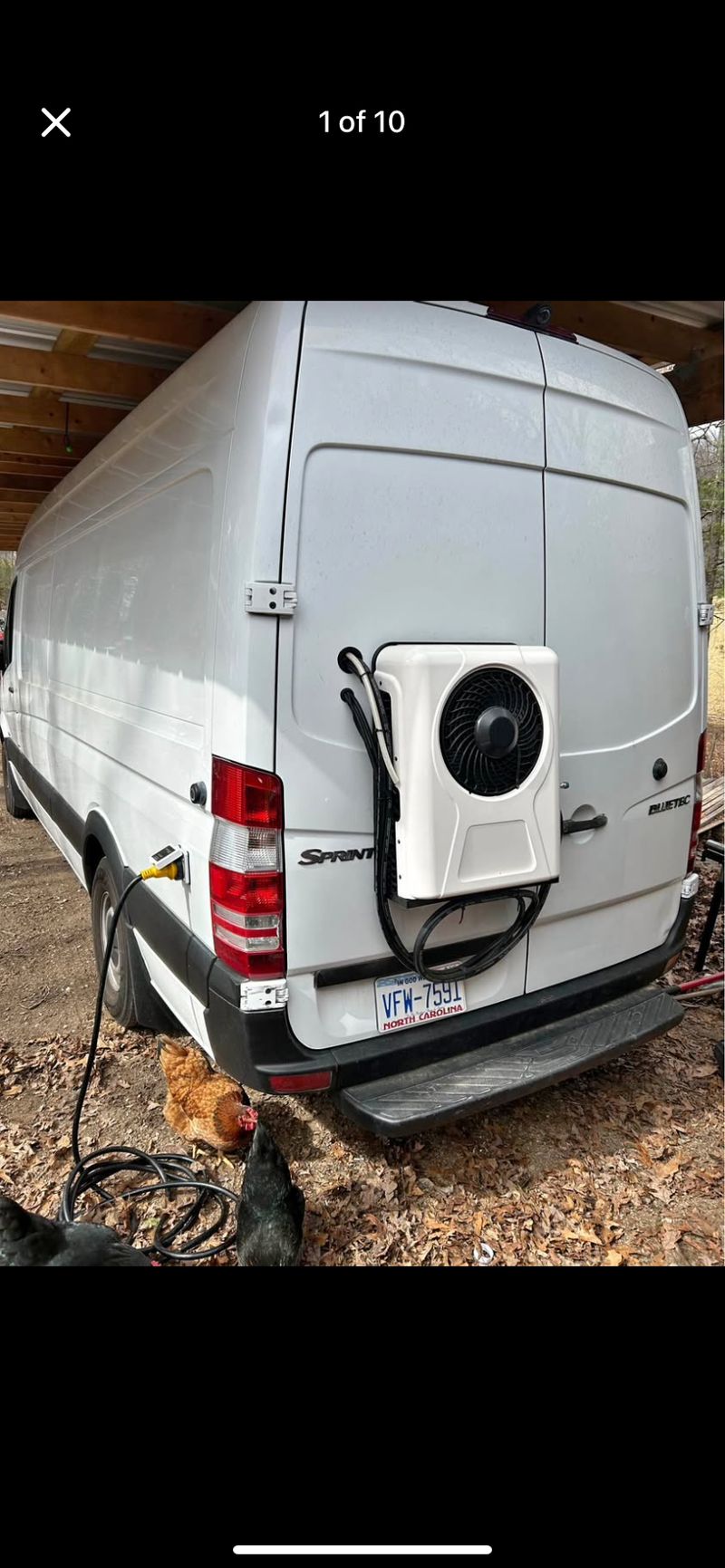 Picture 1/10 of a 2013 Mercedes Sprinter 2500 Van for sale in Lavonia, Georgia