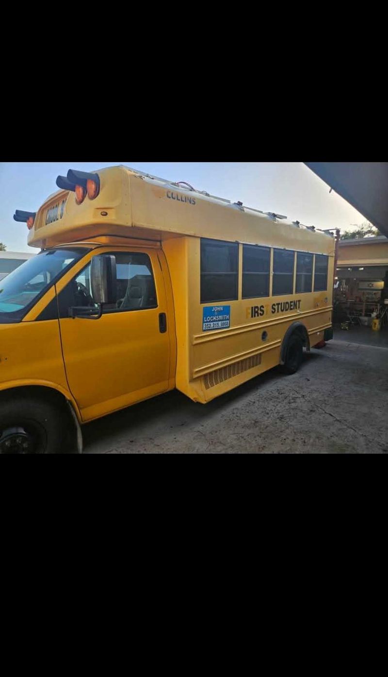 Picture 2/15 of a 2010 chevrolet express skoolie 6.0L 6 speed automatic for sale in San Diego, California