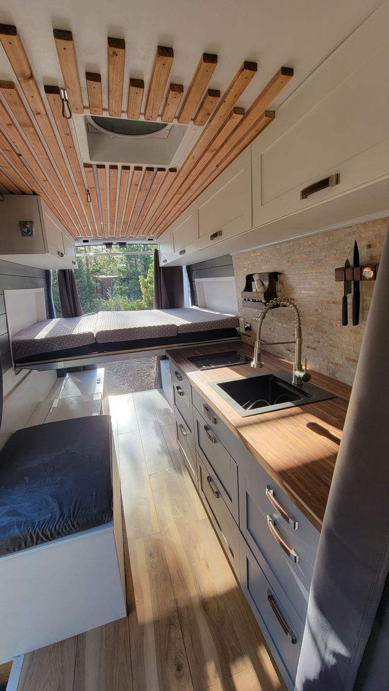 Picture 5/18 of a Ford Transit 2022 with inside bathroom for sale in Big Bear City, California