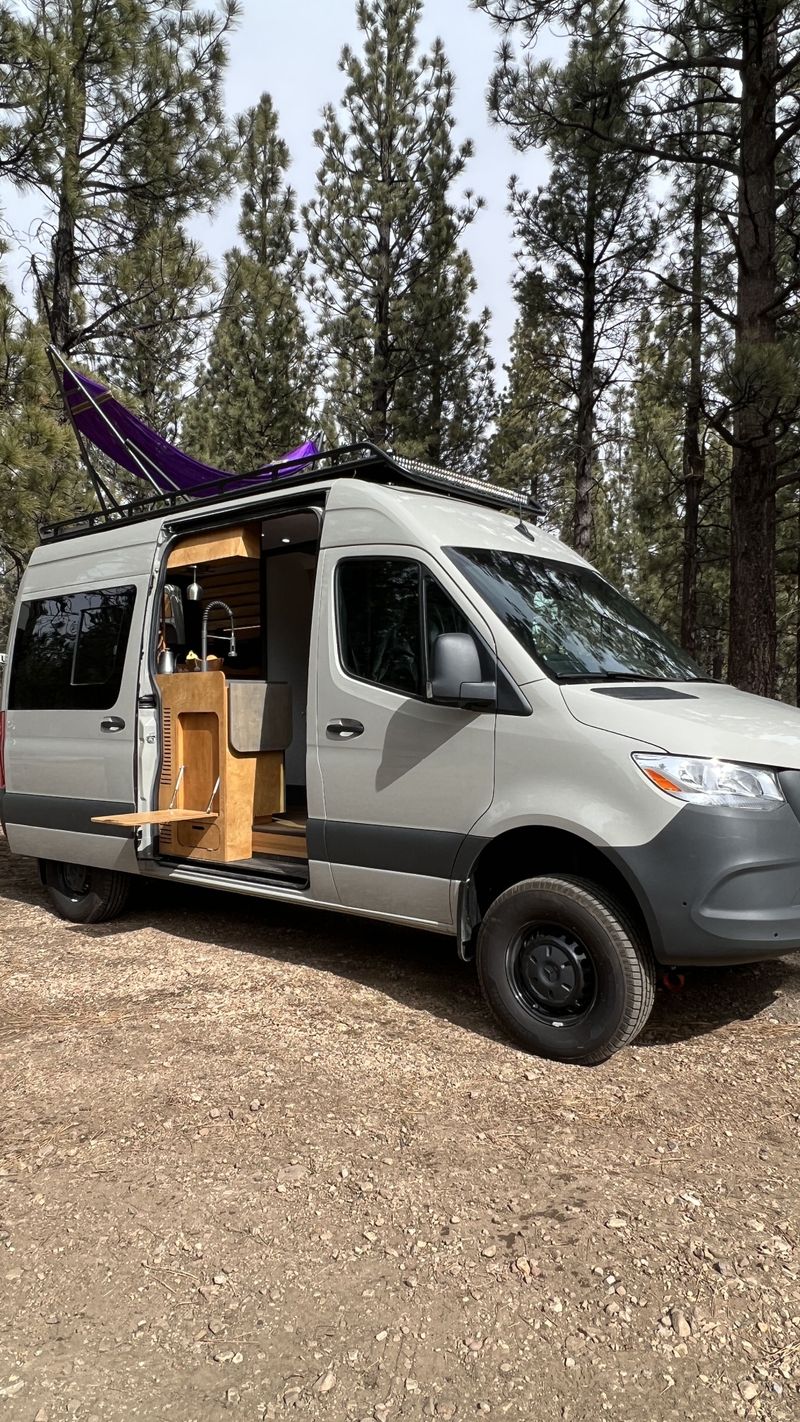 Picture 2/26 of a AWD new 2023 144 Sprinter Elevator bed Bathroom A/C Sleeps 4 for sale in Los Angeles, California