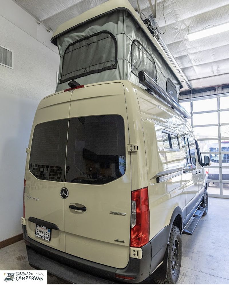 Picture 5/45 of a 2021 4WD Sprinter High Roof Pop Top 5k miles LIKE NEW for sale in San Diego, California
