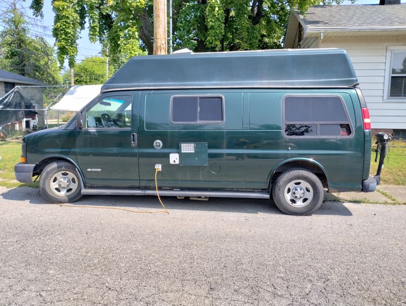 Picture 1/7 of a 2003 Chevy Express 1500 Custom Conversion Hi-Top Camper Van for sale in Evansville, Indiana