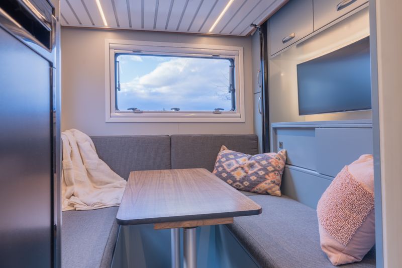 Picture 3/12 of a Adjustable Bed in Cutaway Box Camper – Lots of Amenities for sale in Frederick, Maryland