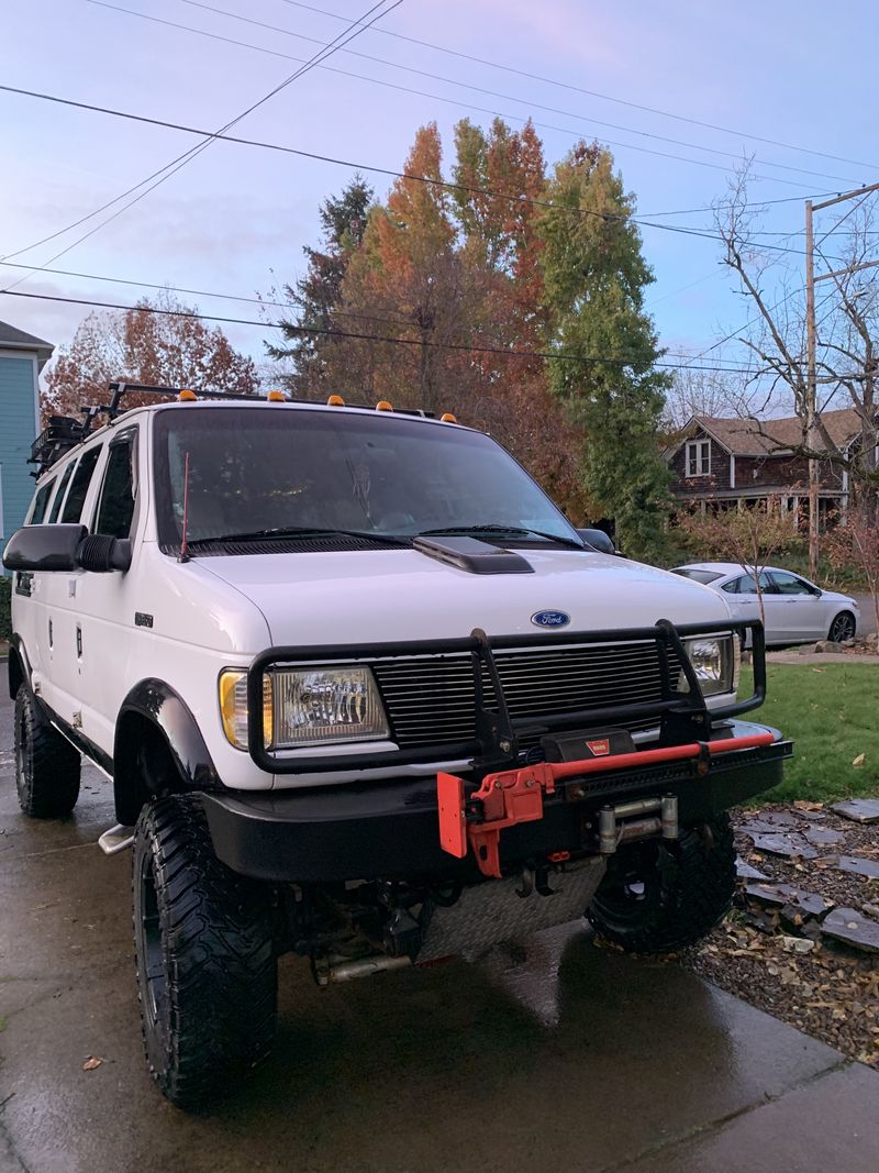 Picture 3/12 of a 1994 Ford E350 with 2002 suspension 4x4 Adventure Van  for sale in Salem, Oregon