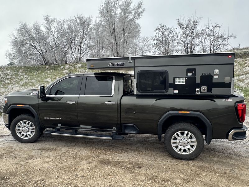 Picture 3/46 of a 2022 GMC Sierra SLT 3500 HD w/2019 Four Wheel Hawk Slide In for sale in Star, Idaho