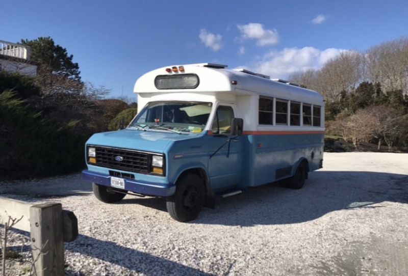 Picture 1/3 of a 1987 Ford m E350 Gas Short Skoolie- Low Rust for sale in Buffalo, New York