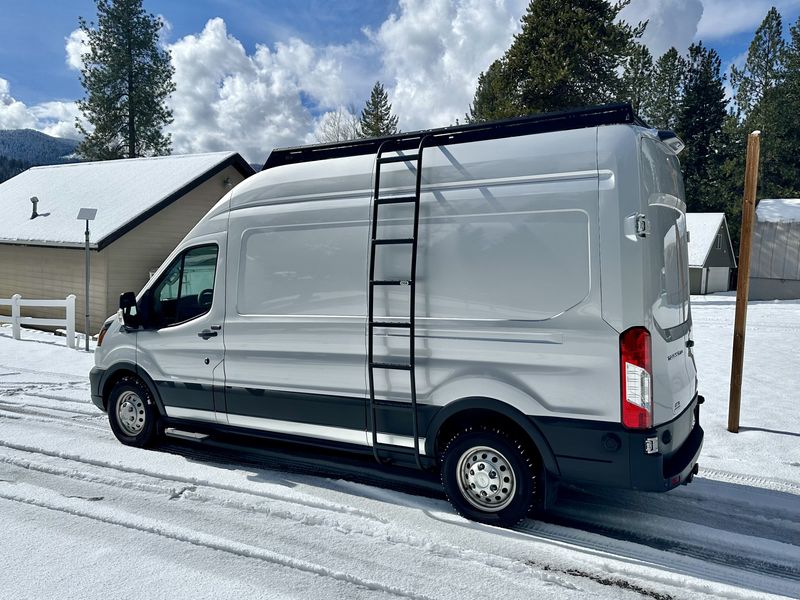 Picture 2/19 of a 2022 Ford Transit 350 AWD HR 148” in Silver. EcoBoost 3.5L for sale in Coeur d'Alene, Idaho