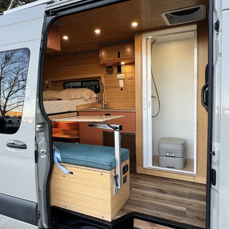 Picture 2/17 of a Lightly Used 2024 Mercedes Sprinter with Indoor Shower & AC for sale in Rancho Cordova, California