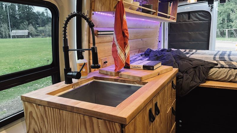 Picture 5/14 of a 2016 Ford Transit 250 Deisel Van Conversion  for sale in Salem, Oregon
