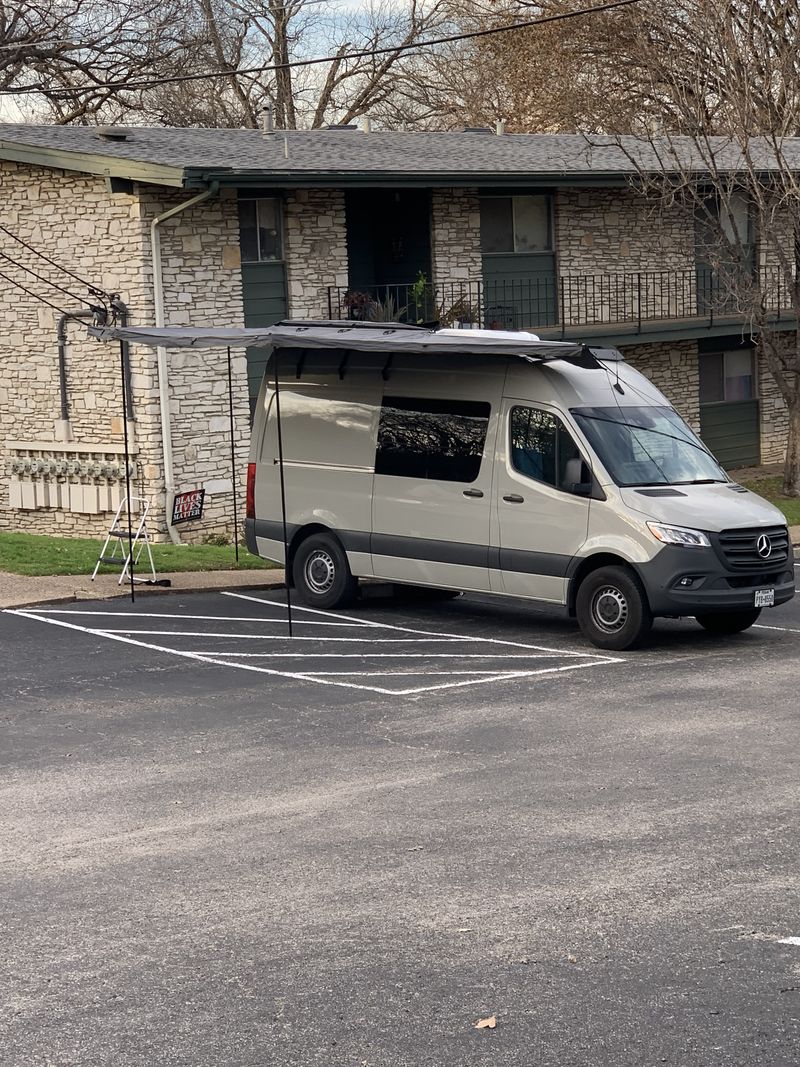 Picture 2/19 of a 2021 Mercedes Sprinter 2500 144 ExtWnty Hitop Cstm Cmpr Van for sale in Austin, Texas