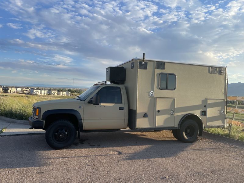 Picture 1/14 of a 1994 Chevy 4x4 Ambulance Camper for sale in Colorado Springs, Colorado