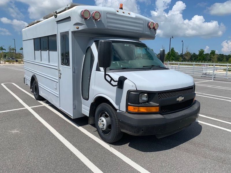 Picture 1/28 of a 2010 Chevrolet Express 3500 Skoolie for sale in North Port, Florida