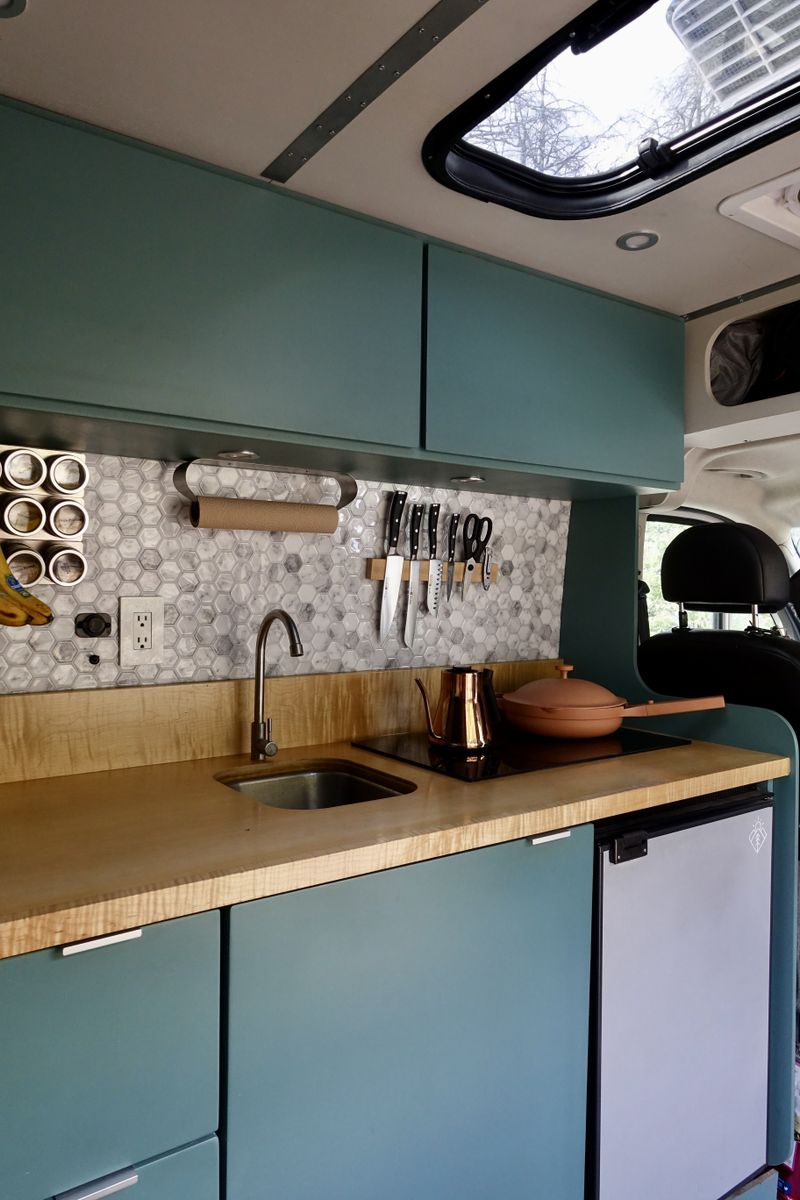 Picture 3/25 of a MTB + Digital Nomad Offgrid Getaway Van! 2016 Promaster 159” for sale in Tucson, Arizona