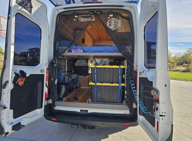 Picture 4/13 of a 2015 Ford Transit set up for full off-grid living: $55,000 for sale in Saint Paul, Minnesota