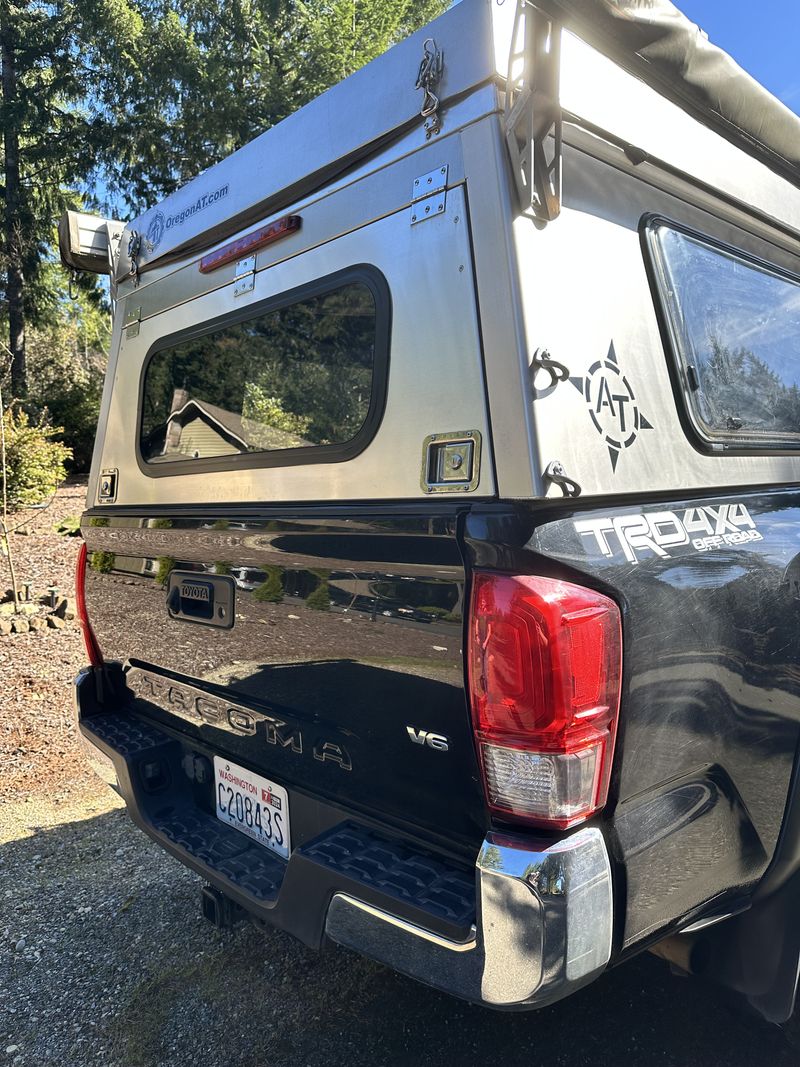 Picture 2/31 of a 2017 Toyota Tacoma TRD With Overlanding Atlas Camper Topper for sale in Olympia, Washington