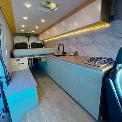 Photo of a Camper Van for sale: Ford Transit 250 - Off-Grid Ready Camper - High Roof Ext