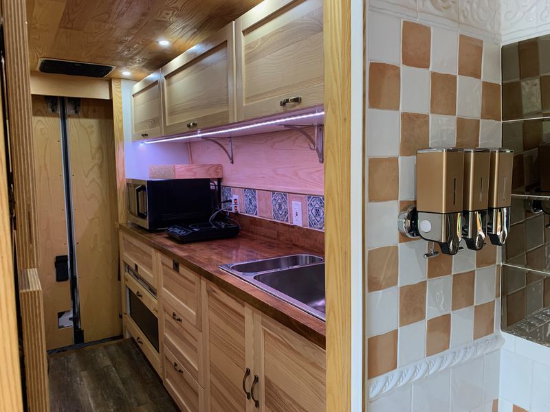 Picture 1/24 of a Cabin-like Camper Van - Solar Powered Home on Wheels for sale in Oakland, New Jersey