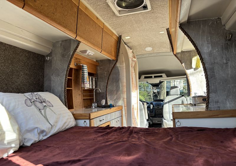 Picture 1/35 of a 2015 Ford Transit 250 Diesel High Roof conversion van for sale in Chagrin Falls, Ohio