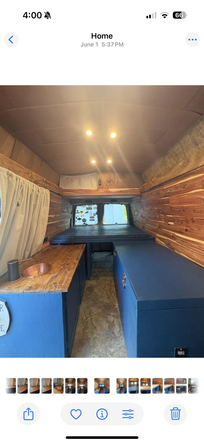 Picture 3/21 of a Off-grid Solar Powered 2002 Chevy Express Camper Van for sale in Indianapolis, Indiana