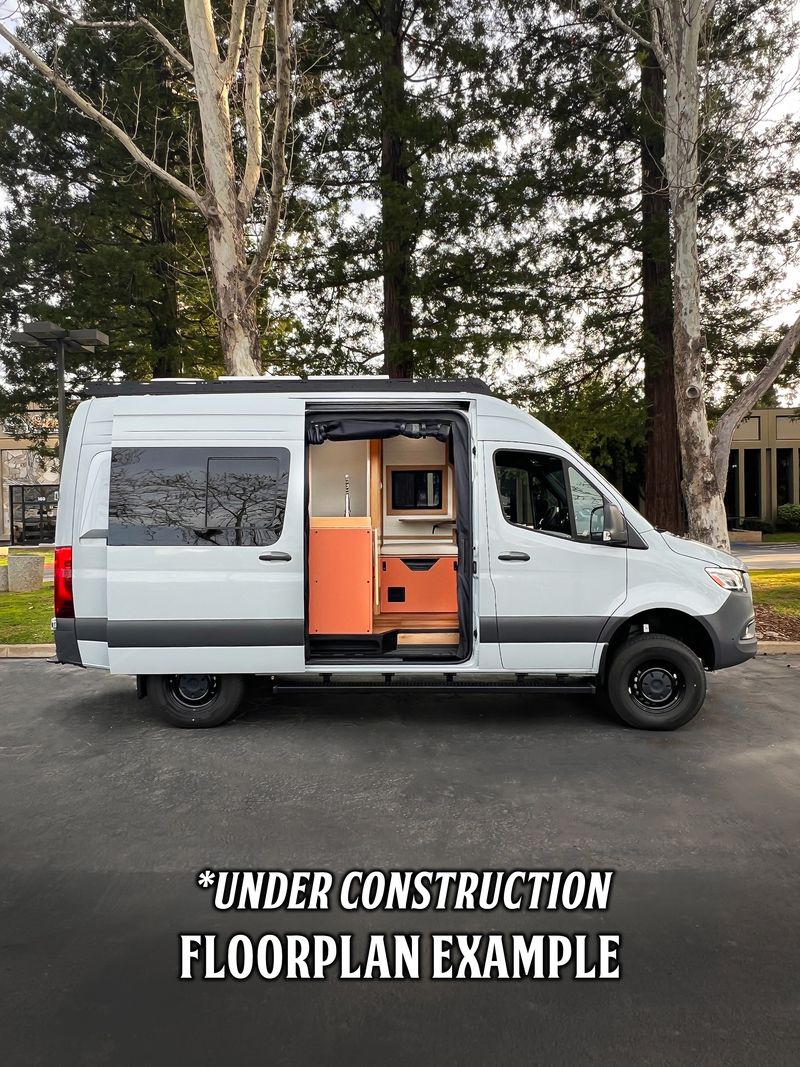 Picture 3/16 of a AWD 19ft Mercedes Campervan New, Indoor Shower, A/C, Heater for sale in Rancho Cordova, California