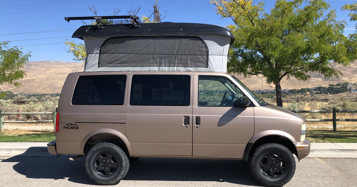 Camper Van For Sale: 2004 Chevy Astro 4x4 Colorado Camper Van Pop-Top