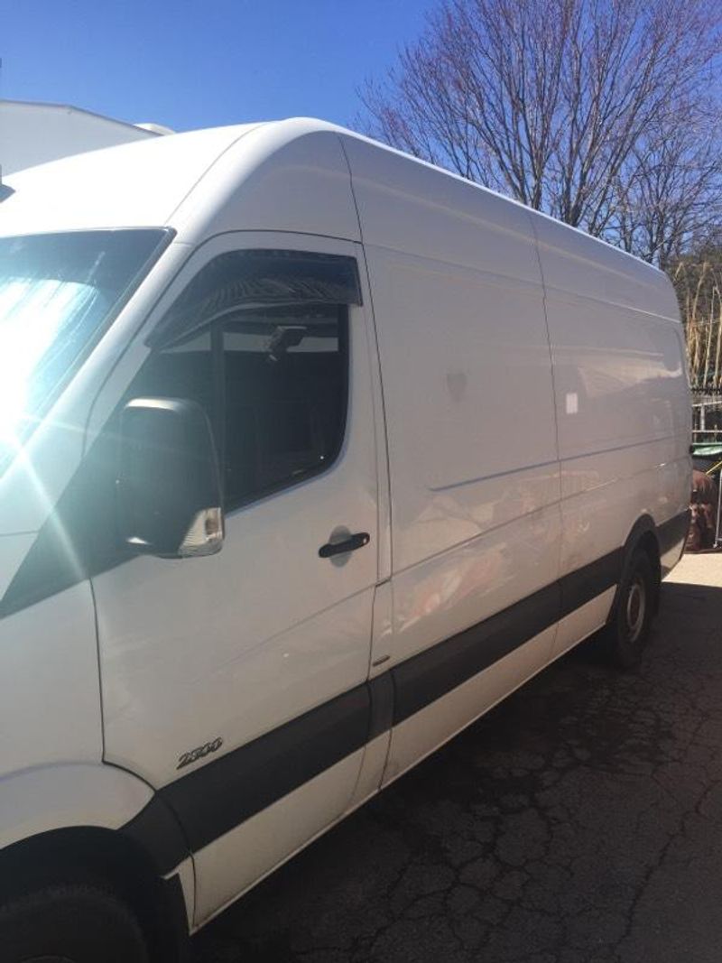 Picture 4/13 of a Large Mercedes sprinter van with toilet and solar and sink for sale in Traverse City, Michigan