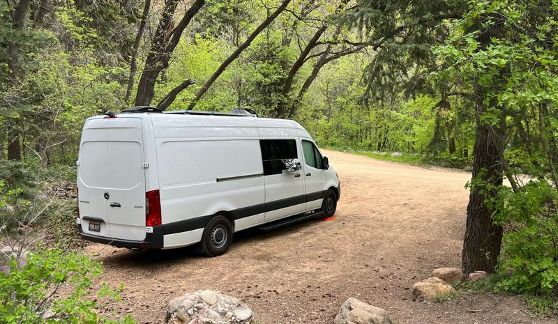 Picture 1/24 of a 2021 Sprinter 170 | Gas | 5,000 Miles | Bike Garage for sale in Boise, Idaho