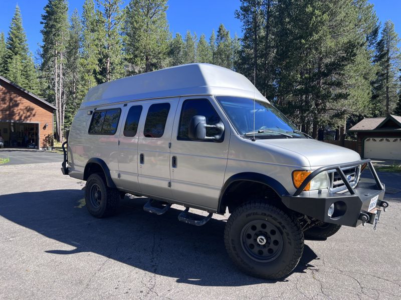 Camper Van For Sale: 2003 Ford Econoline Diesel 4x4 High Top