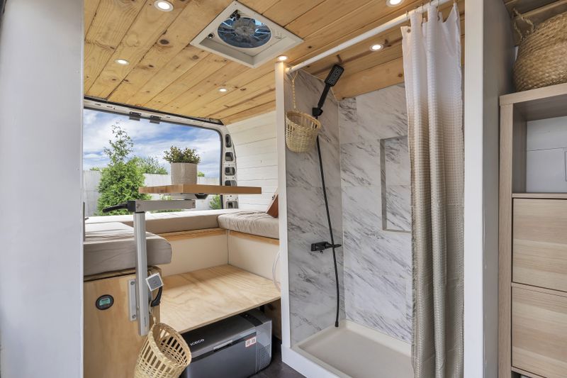 Picture 4/13 of a High Roof Promaster with a Shower and Convertible bed for sale in Philadelphia, Pennsylvania