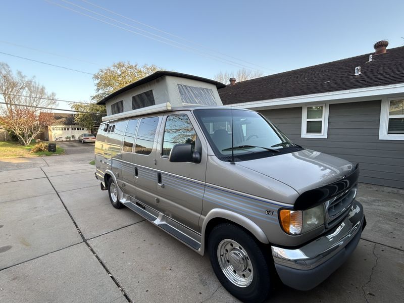 Picture 1/27 of a Grand Touring GTRV Ford E350 pop-up camper van for sale in Houston, Texas