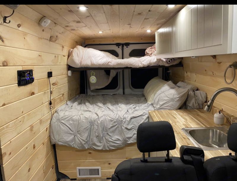 Picture 1/6 of a RAM Promaster 3500 High Roof EXT camper van - sleeps 3 for sale in Nottingham, New Hampshire