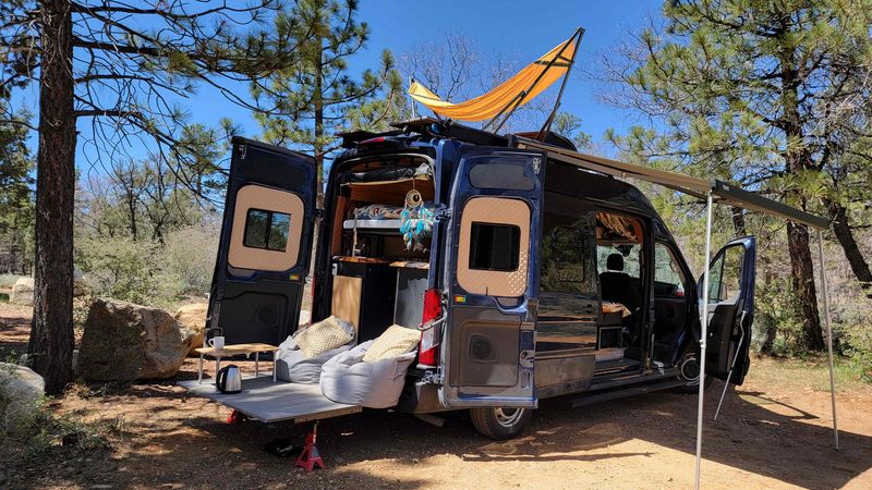 Picture 1/17 of a 2020 Ford Transit Camper Van for 6 people for sale in Big Bear City, California