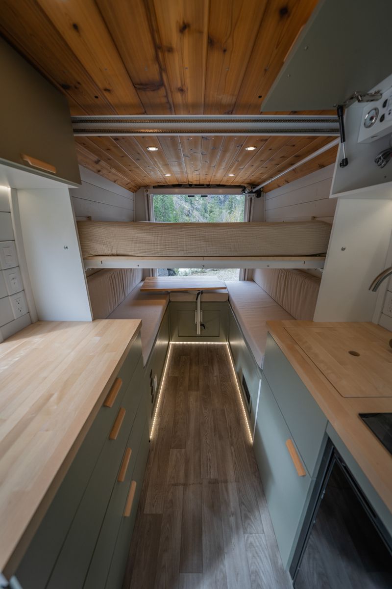 Picture 4/27 of a New Build Turnkey Van-2 Queen Beds, Hidden Shower, Off Grid for sale in Leavenworth, Washington