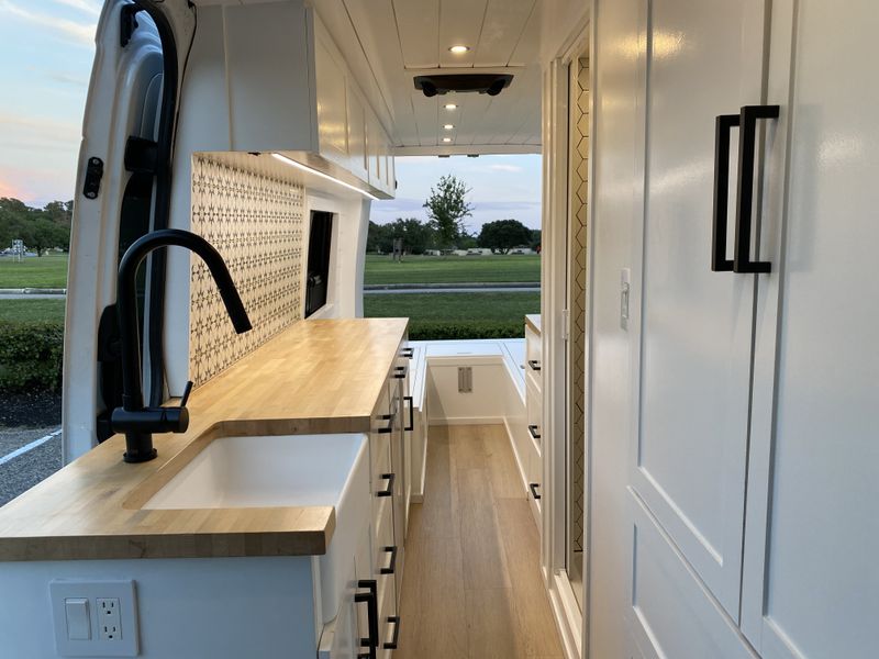 Picture 1/16 of a Modern Farmhouse Sprinter Van 2500 EXTENDED  for sale in Houston, Texas