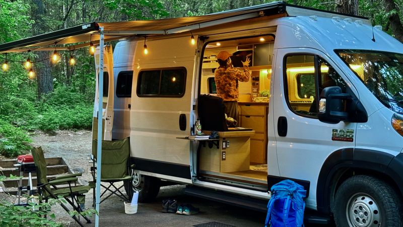 Picture 1/20 of a Professional Custom Campervan Low Miles Built by Maker Vans for sale in Bremerton, Washington