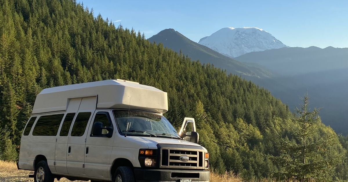 Camper Van For Sale Ford E350 Super Duty Flex Fuel High Top Extended