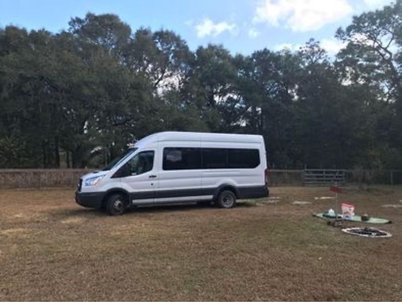 Picture 1/26 of a 2018 Ford Transit Passgr 350XLT LWB high roof partial conver for sale in Florence, Massachusetts