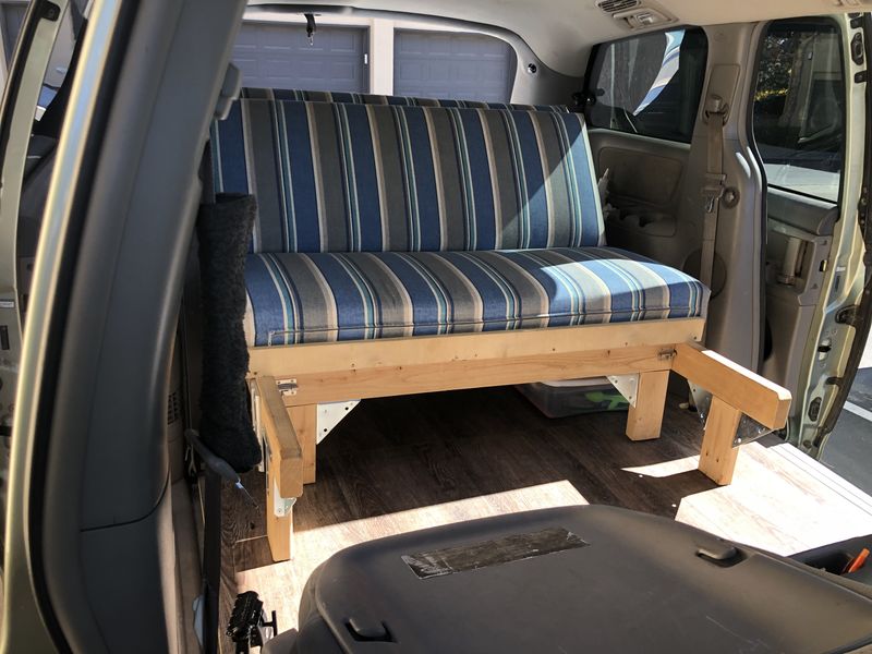 Picture 1/11 of a Toyota Sienna Weekend Getaway Camper Van for sale in Golden, Colorado