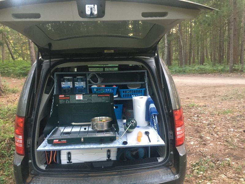 Picture 1/15 of a 2010 Chrysler Town and Country With Full Sized Bed and Solar for sale in Goodrich, Michigan