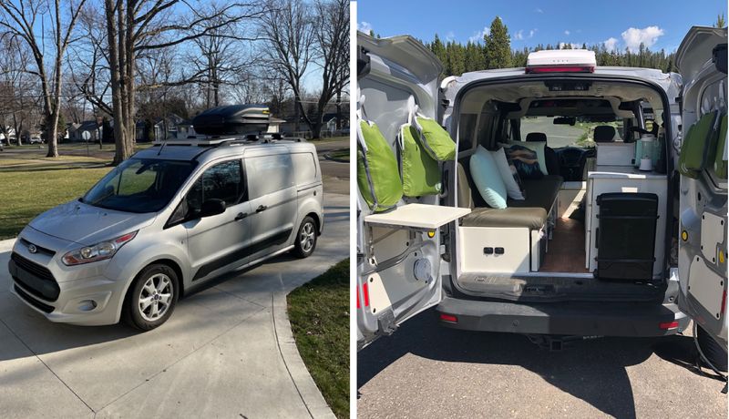 Picture 1/29 of a 2016 Ford Transit Connect XLT LWB Camper Conversion for sale in Franklin, Michigan