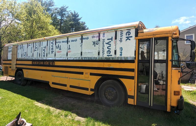 Picture 3/8 of a 2001 Blue Bird RE ROOF Raised NO RUST Partial Conversion for sale in Nashua, New Hampshire