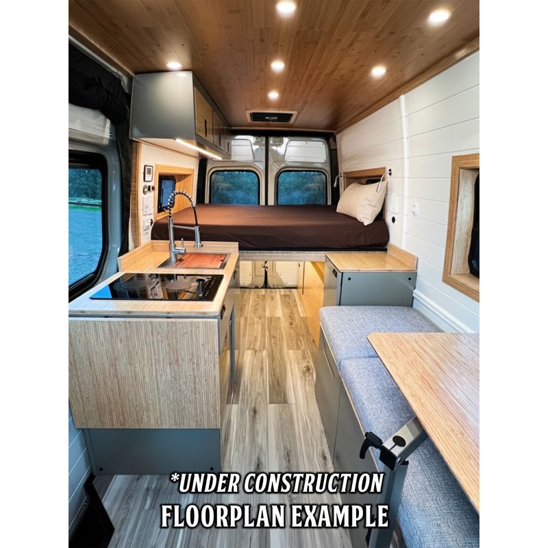 Picture 2/15 of a AWD 19ft Mercedes Campervan -New, A/C, Heater, Hidden Toilet for sale in Rancho Cordova, California