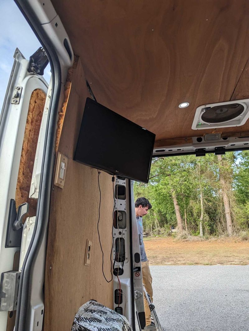 Picture 5/10 of a Converted 2015 Promaster, includes solar, fridge, tv,sofabed for sale in Spring Hill, Florida