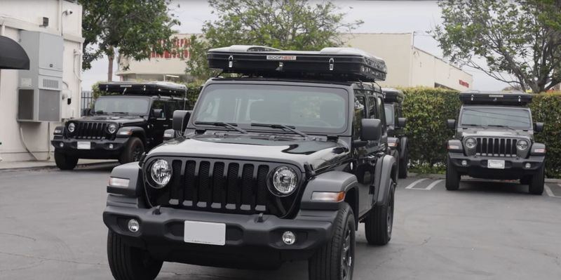 Picture 3/35 of a 2021 Jeep Wrangler 4WD Unlimited Sport - W/ Tent POP UP Roof for sale in Redwood City, California