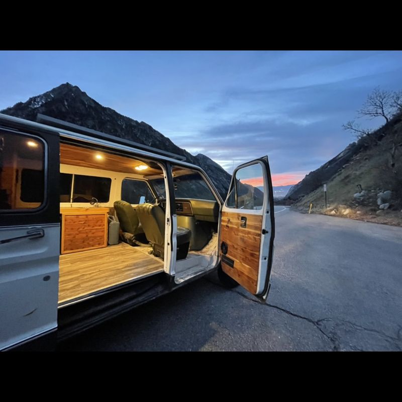 Picture 2/13 of a Vintage 1975 Ford E-250 converted camper for sale in Sandy, Utah