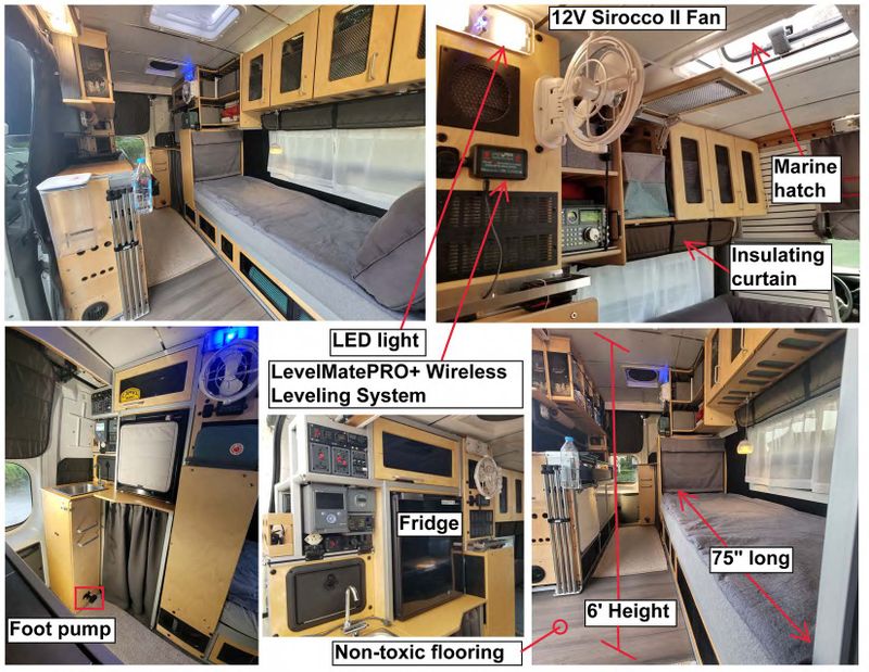 Picture 3/21 of a Low milage affordable campervan for sale in Bellingham, Washington